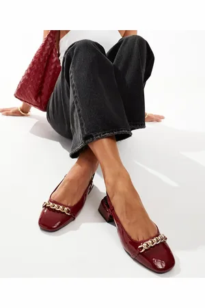 ASOS Bailarinas destalonadas Lion de -Rojo