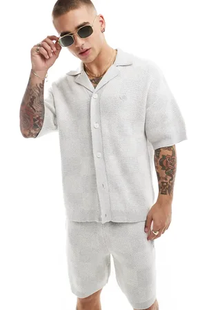 The Couture Club Camisa a cuadros dameros de punto de (parte de un conjunto)