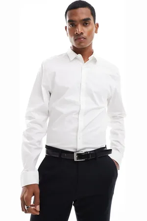 New Look Camisa de popelina de manga larga en de