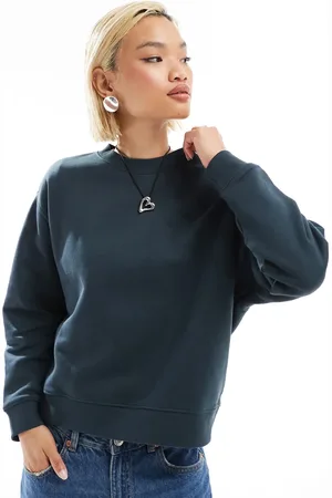 Lee Sudadera negro lavado con logo pequeño a tono de