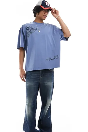 COLLUSION Camiseta acero extragrande con estampado gráfico de cupido de
