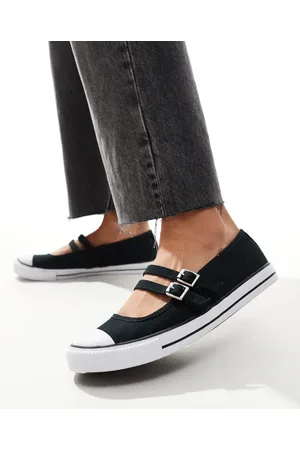 Converse Merceditas negras Chuck Taylor All Star Dainty Ox de