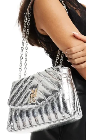 River Island Bolso de hombro con detalle de cadena de