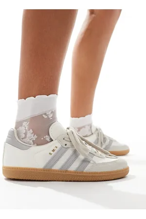 adidas Zapatillas de deporte blanco hueso y grises Samba OG de