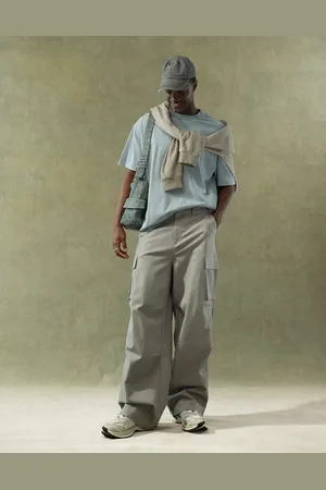 ASOS Pantalones cargo grises muy holgados de