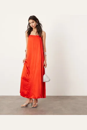 ASOS Vestido largo de tirantes de