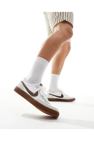 Nike Zapatillas de deporte blancas y marrones de cuero Killshot 2 Leather de