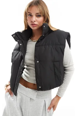 ASOS Chaleco de plumas con cuello alzado de