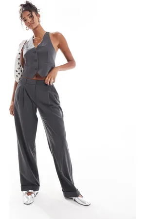 ONLY Pantalones de sastre de corte recto de (parte de un conjunto)