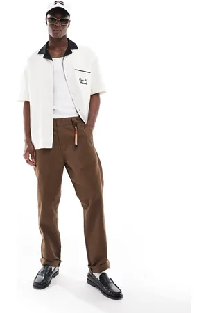 Carhartt Pantalones marrones holgados Master de -Blanco