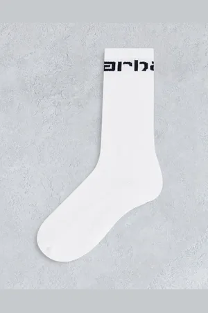 Carhartt Calcetines blancos con detalle de texto de
