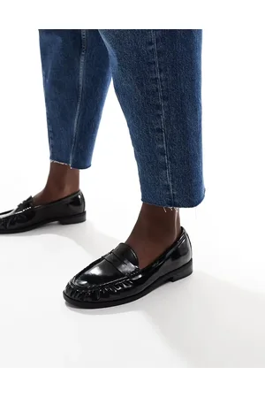New Look Mocasines negros básicos de
