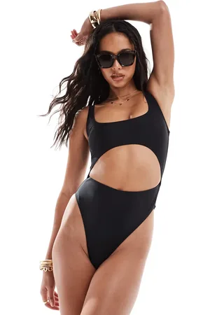 South Beach Bañador con abertura delantera Essentials de