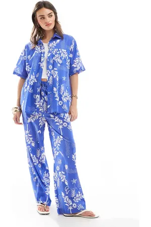 Iisla & Bird Camisa resort extragrande con diseño estampado de (parte de un conjunto)