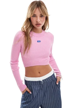 Hugo Blue Jersey rosa de punto de