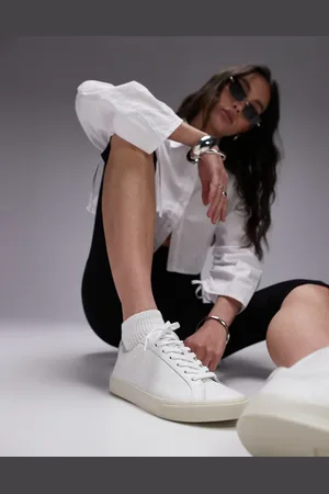 Veja Zapatillas de deporte blancas de cuero Esplar de