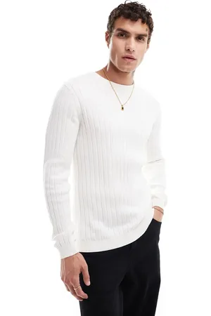 ASOS Jersey ajustado básico de canalé de