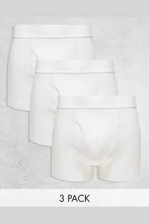 Weekday Pack de 3 calzoncillos bóxer blancos Jonny de