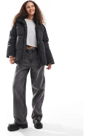 Monki Abrigo acolchado extragrande de
