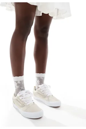 Vans Zapatillas deportivas hueso multicolor con suela gruesa Knu Skool de