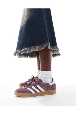 adidas Zapatillas de deporte moradas Gazelle Indoor de -Marrón