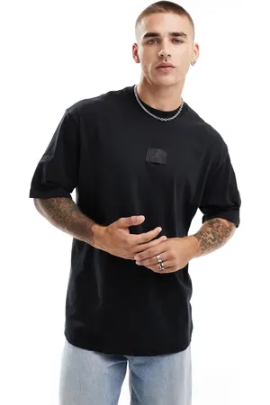 Jordan Camiseta negra extragrande básica de