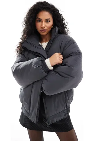 ASOS Chaqueta bomber de plumas de corte depurado con cuello alzado de