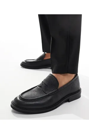 Schuh Mocasines negros de cuero Rhodes de