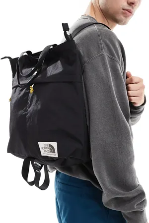 The North Face Mochila negra estilo tote con logo Berkeley de