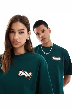 PUMA Camiseta con logo en la parte izquierda del pecho de