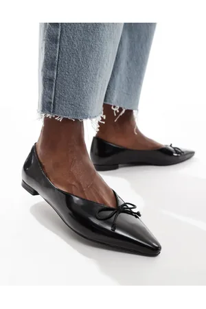 ASOS Bailarinas negras con lazo Lovie de