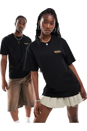 Dickies Camiseta negra con estampado trasero Superior de