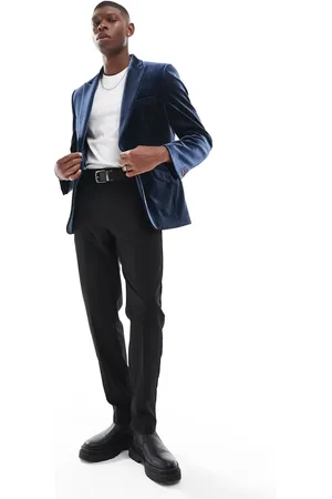 ASOS Americana de corte slim de terciopelo de