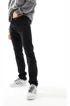 Dr Denim Vaqueros negros de corte slim Clark de