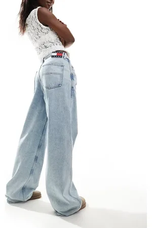 Tommy Hilfiger Vaqueros holgados de talle bajo con lavado claro Daisy de -Azul