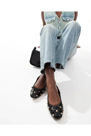 ASOS Bailarinas negras con tachuelas Lullaby de