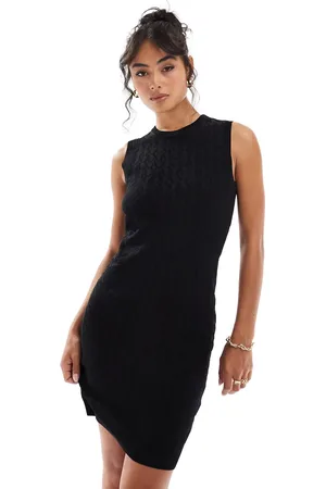 Armani Exchange Vestido de punto fino de