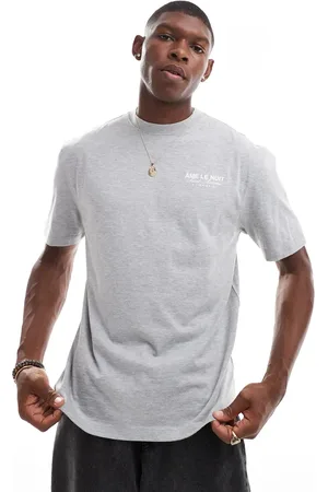 River Island Camiseta con texto "Âme le nuit" de