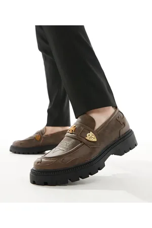 ASOS Mocasines color de cuero con detalles estilo wéstern de -Marrón