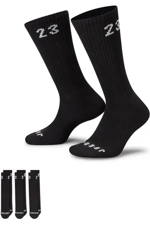 Jordan Pack de 3 pares de calcetines negros de caña alta de Essentials