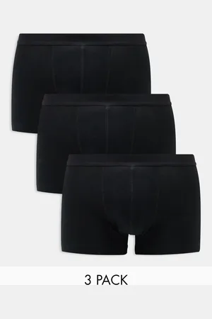 ASOS Pack de 3 calzoncillos negros de algodón de