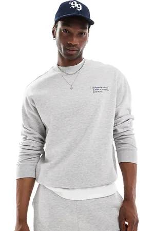 COLLUSION Sudadera jaspeado con estampado de coordenadas de (parte de un conjunto)