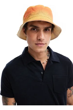 ASOS Sombrero de pescador color reversible con estampado degradado de -Blanco