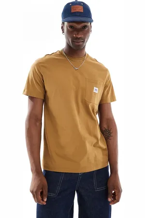 Lee Camiseta color tostado holgada de estilo worker con logo en el bolsillo de -Marrón