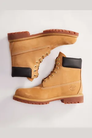Timberland Botas color tostado con caña de 6" de nobuk premium de - neutro