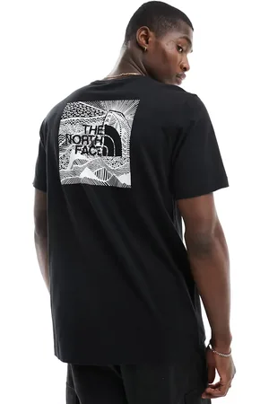 The North Face Camiseta negra con estampado en la espalda Redbox Celebration de
