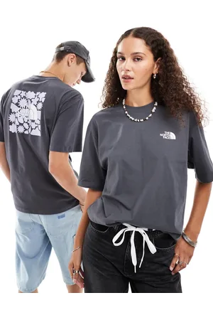 The North Face Camiseta lavado extragrande con estampado trasero Doodles de