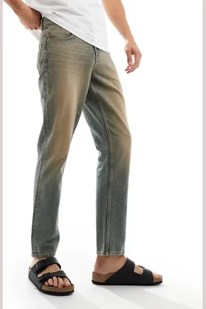 ASOS Vaqueros de corte slim con acabado tintado de -Azul