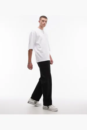 SELECTED Chinos negros de corte suelto de