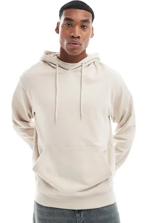 JACK & JONES Sudadera beis ultragrande con capucha de -Beis neutro
